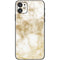 Gold and White Marble iPhone 11 Skin