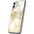 Gold and White Marble iPhone 11 Skin