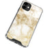 Gold and White Marble iPhone 12 Clear Case