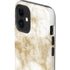 Gold and White Marble iPhone 12 Impact Case