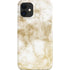 Gold and White Marble iPhone 12 Mini Lite Case