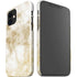 Gold and White Marble iPhone 12 Mini Lite Case