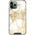 Gold and White Marble iPhone 12 Pro Clear Case