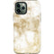 Gold and White Marble iPhone 12 Pro Impact Case