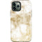 Gold and White Marble iPhone 12 Pro Max Impact Case