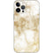 Gold and White Marble iPhone 12 Pro Skin