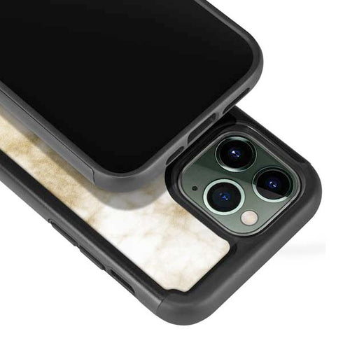 Gold and White Marble iPhone 13 Pro Cargo Case