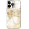 Gold and White Marble iPhone 13 Pro Skin