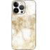 Gold and White Marble iPhone 13 Pro Skin