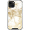 Gold and White Marble iPhone 15 Plus Clear Case