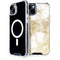 Gold and White Marble iPhone 15 Plus MagSafe Case