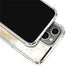 Gold and White Marble iPhone 15 Pro Clear Case