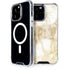 Gold and White Marble iPhone 14 Pro Max MagSafe Case