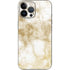 Gold and White Marble iPhone 14 Pro Max Skin