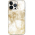 Gold and White Marble iPhone 14 Pro Skin