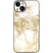 Gold and White Marble iPhone 14 Skin