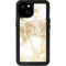 Gold and White Marble iPhone 15 Plus Waterproof Case