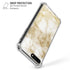Gold and White Marble iPhone 7/8 Plus Clear Case