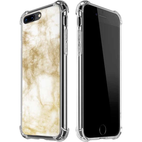 Gold and White Marble iPhone 7/8 Plus Clear Case