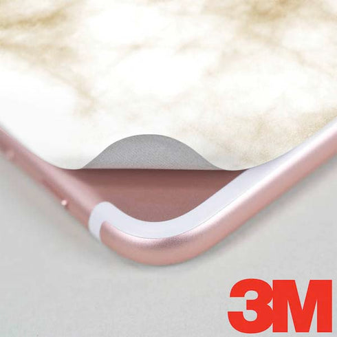 Gold and White Marble iPhone 7 Plus Skin