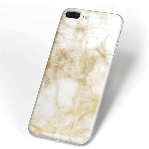 Gold and White Marble iPhone 7 Plus Skin