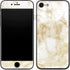 Gold and White Marble iPhone 7 Skin