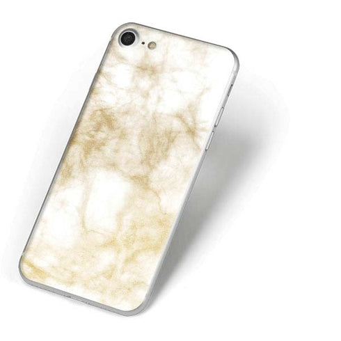 Gold and White Marble iPhone 7 Skin