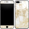 Gold and White Marble iPhone 8 Plus Skin