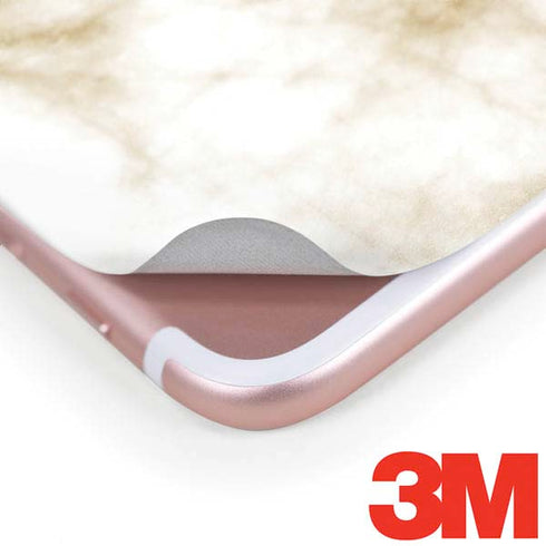 Gold and White Marble iPhone 8 Plus Skin