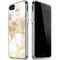 Gold and White Marble iPhone SE (2nd & 3rd Gen) Clear Case