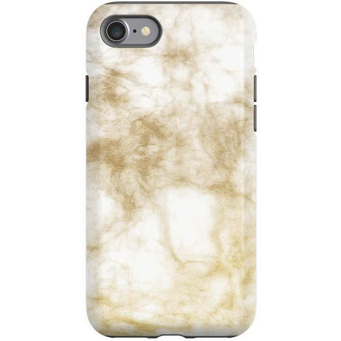 Gold and White Marble iPhone SE (2nd & 3rd Gen) Pro Case