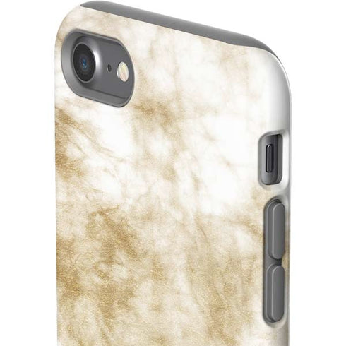 Gold and White Marble iPhone SE (2nd & 3rd Gen) Pro Case