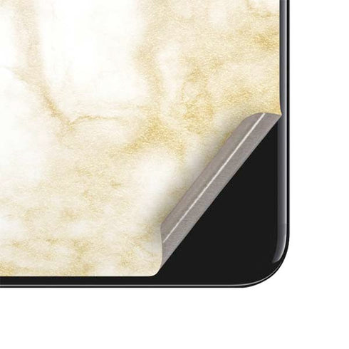 Gold and White Marble iPhone SE (2nd & 3rd Gen) Skin