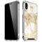 Gold and White Marble iPhone XR Clear Case