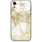Gold and White Marble iPhone XR Skin