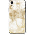 Gold and White Marble iPhone XR Skin