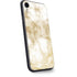 Gold and White Marble iPhone XR Skin