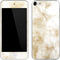 Gold and White Marble Apple iPod Skin