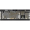 Gold and White Marble K95 RGB PLATINUM Mechanical Gaming Keyboard Skin