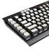 Gold and White Marble K95 RGB PLATINUM Mechanical Gaming Keyboard Skin