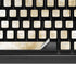 Gold and White Marble K95 RGB PLATINUM Mechanical Gaming Keyboard Skin