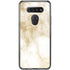 Gold and White Marble LG K51/Q51 Clear Case