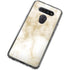 Gold and White Marble LG K51/Q51 Clear Case