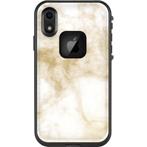 Gold and White Marble LifeProof Fre iPhone Skin