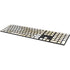 Gold and White Marble Magic Keyboard with Numeric Keypad Skin