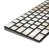 Gold and White Marble Magic Keyboard with Numeric Keypad Skin