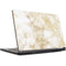 Gold and White Marble MSI GS65 Stealth Laptop Skin