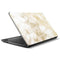 Gold and White Marble HP Notebook Skin