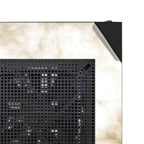 Gold and White Marble NZXT H510 Compact ATX Mid-Tower Case Skin