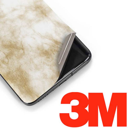 Gold and White Marble OnePlus 7 Pro Skin